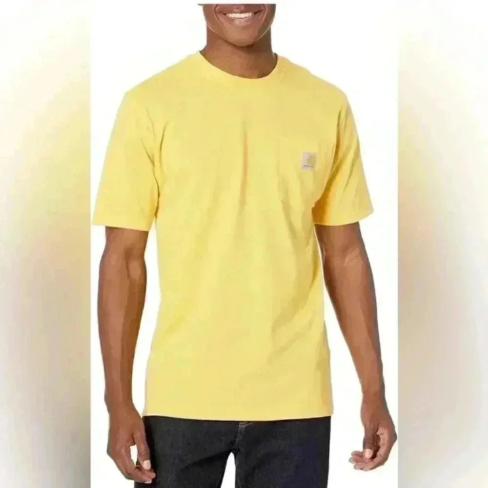 NEW Carhartt Men's Loose Fit Heavyweight Short-Sleeve Pocket T-Shirt Size XL